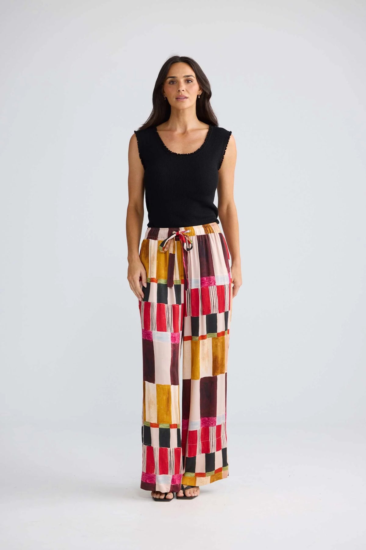 Boulevard Top | Painterly Geo | Sale No Return