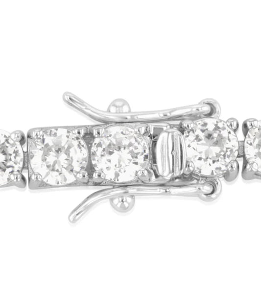 Tennis Bracelet - Claw Setting - AAA CZ S\Silver 3MM