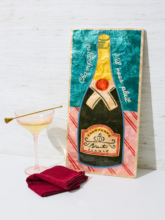 Giftware - Champagne Popper Wall Tile | Pick UP Instore