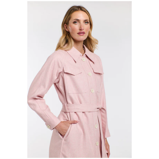 Erika Trench Coat | Cherry Blossom