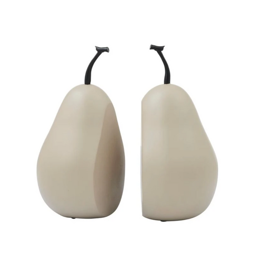 Giftware - Pear Resin Set/2 Bookends | PICK-UP INSTORE ONLY