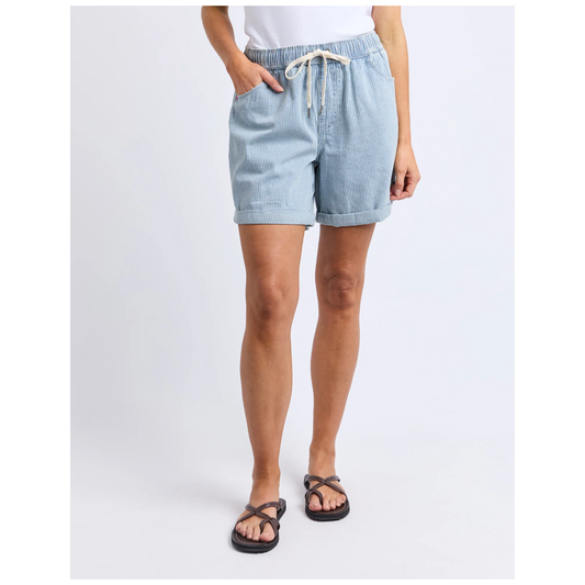 Elm Lifestyle - Holly Stripe Short | Blue & White