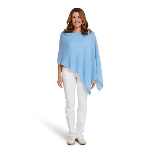 Classic Travel Poncho - Chapel Hill | 100% Cashmere