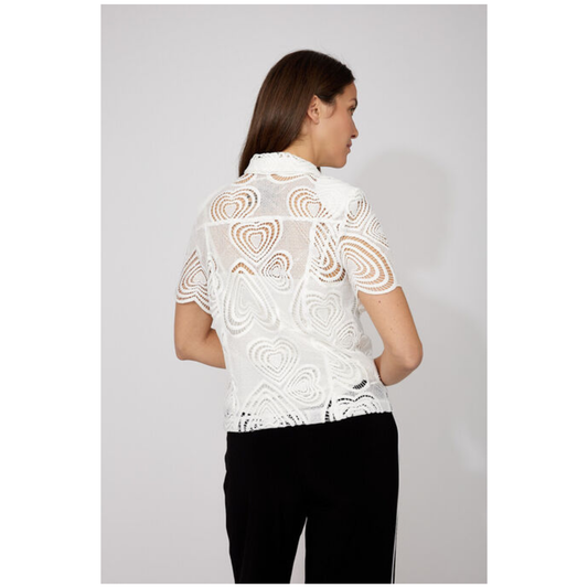 Frank Lyman - Angela Floral Button Top