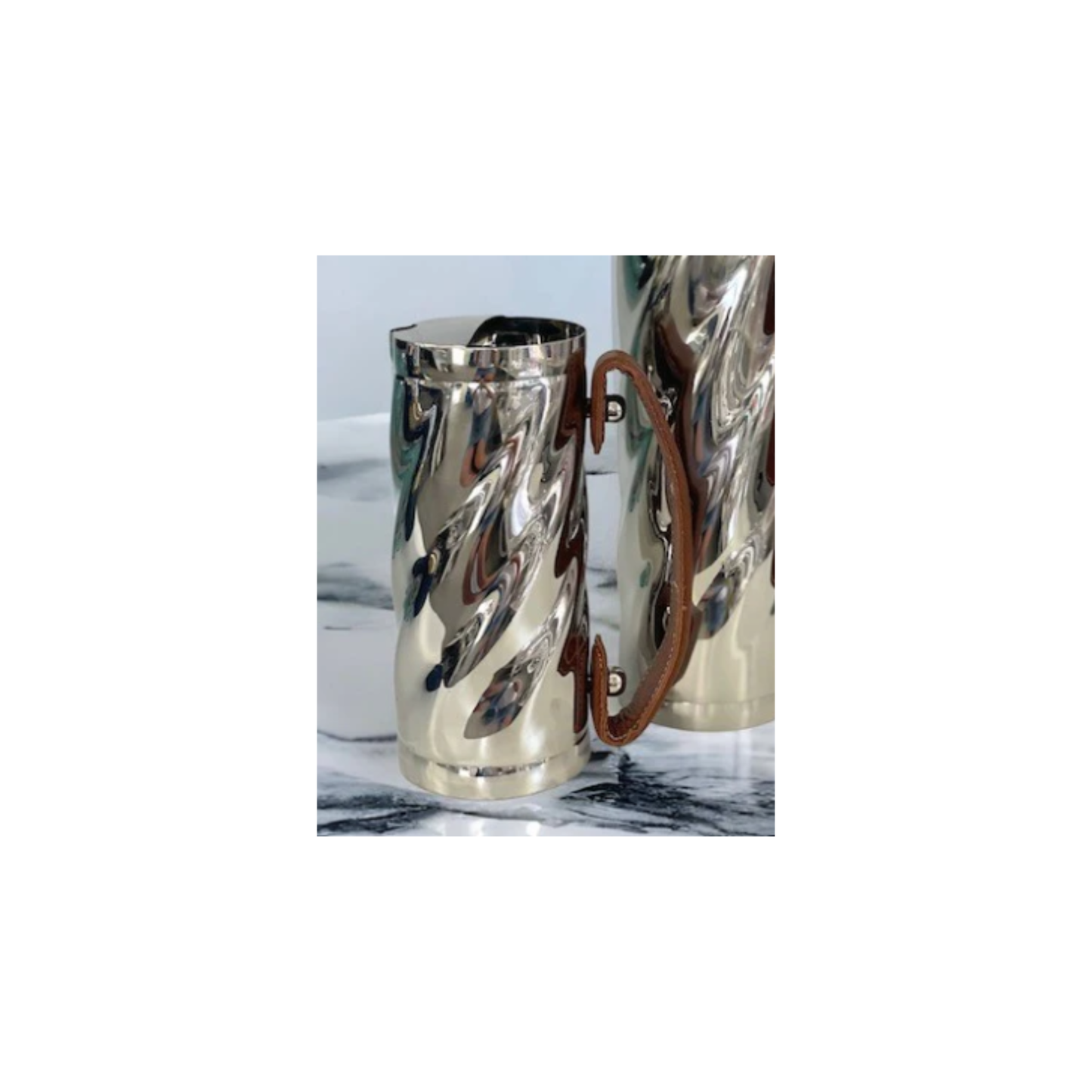 Willow Twist Jug / Leather Handle | Small | PICK-UP INSTORE ONLY