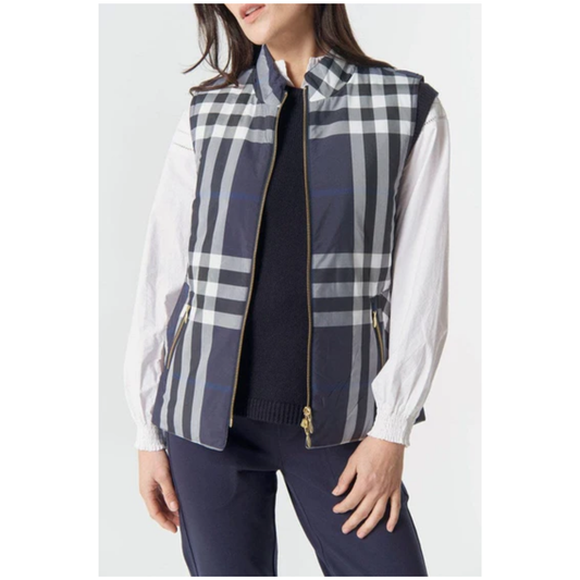 Goondiwindi Cotton - Rider Vest | Navy Check