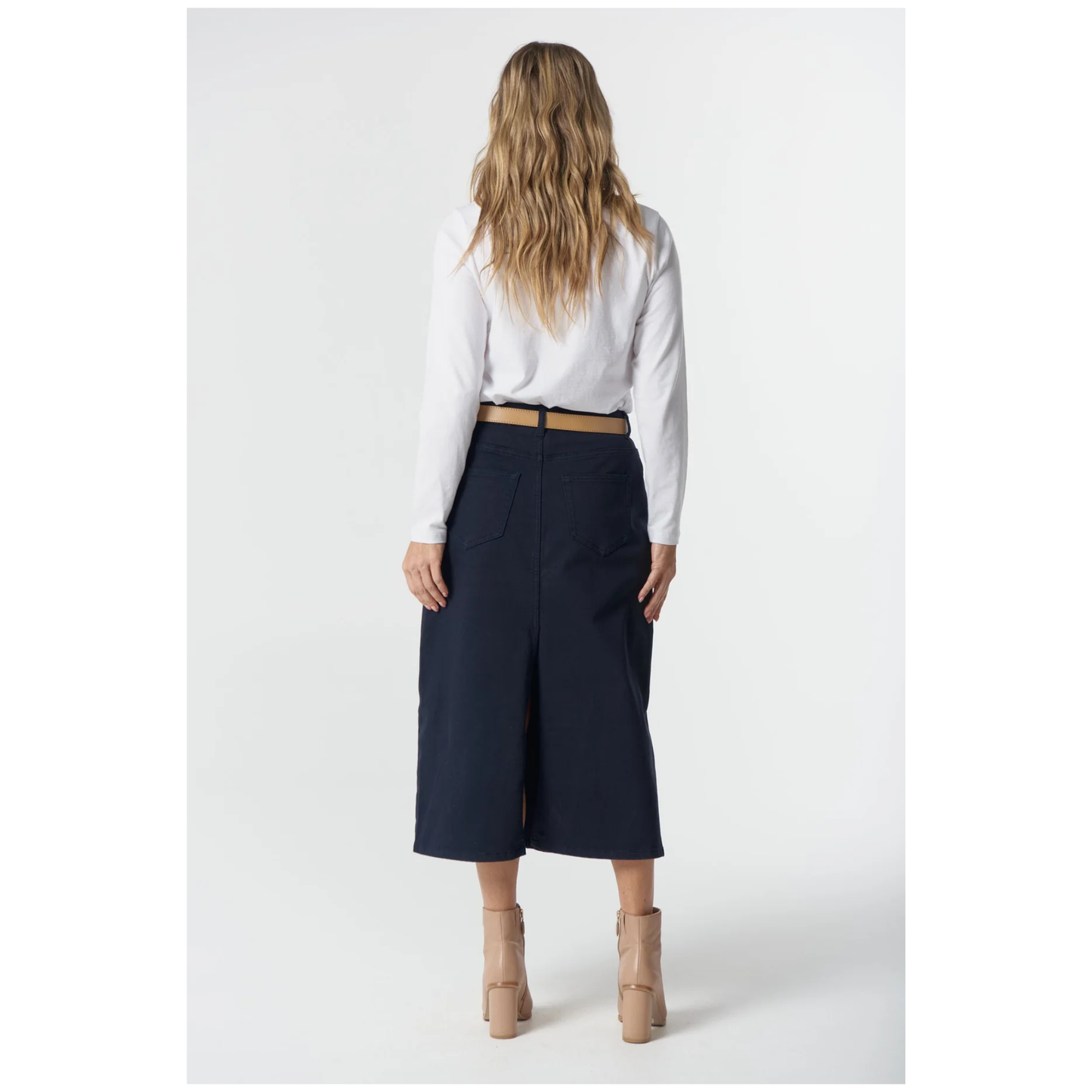 Goondiwindi Cotton - Anna Maxi Skirt | Dark Navy