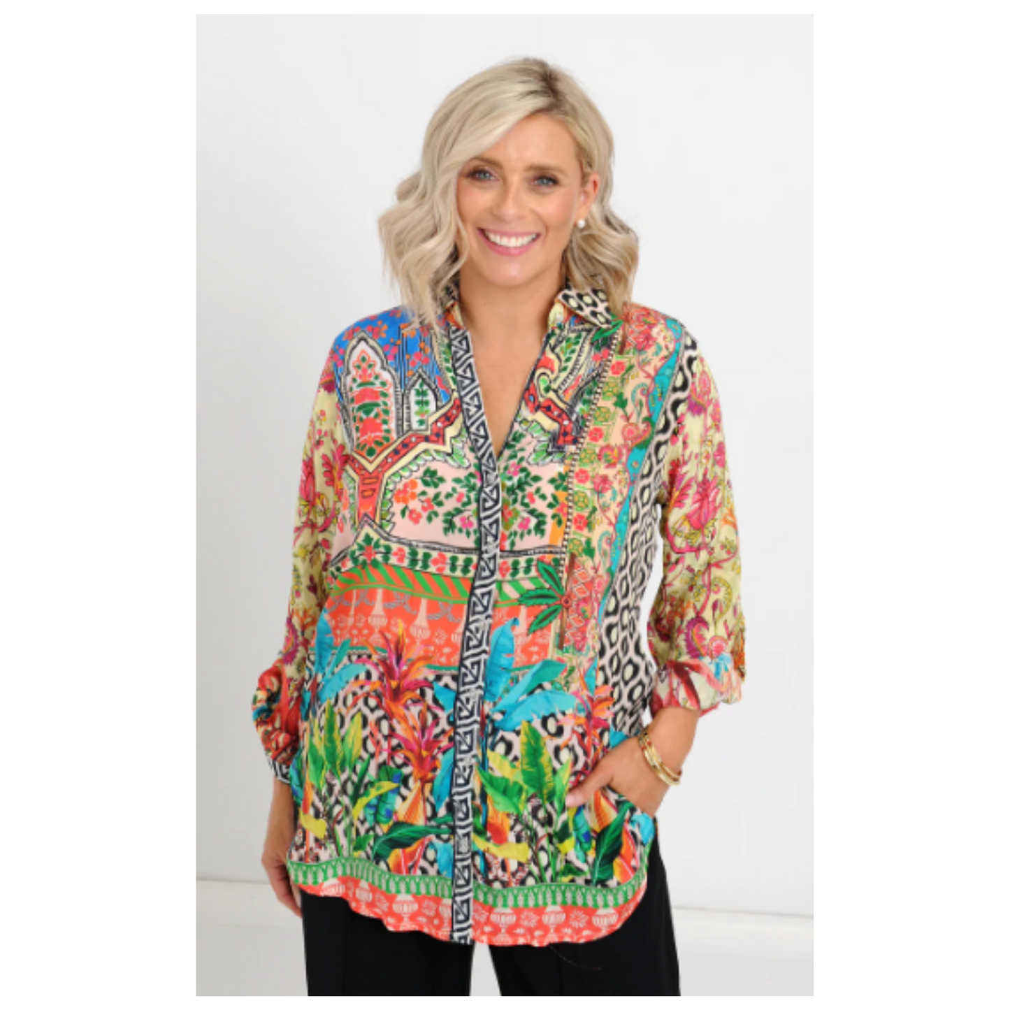 Ivy Pearl - Juno Shirt | Multicolour
