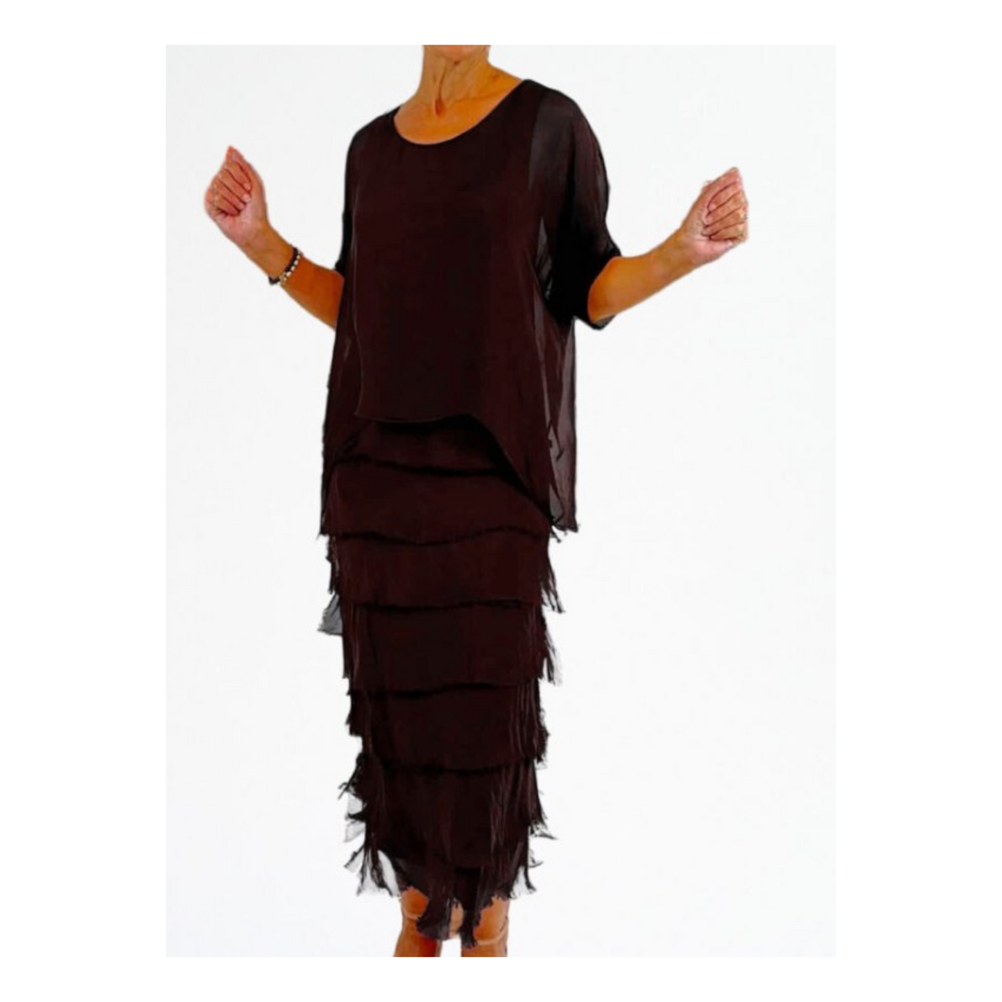 La Strada - Rita Silk Dress | Moro