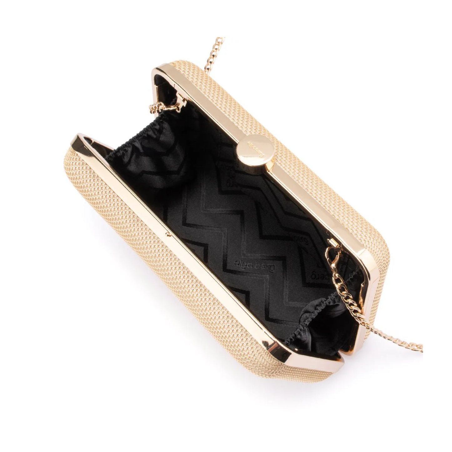 Olga Berg - Jen Mesh Clutch | Gold