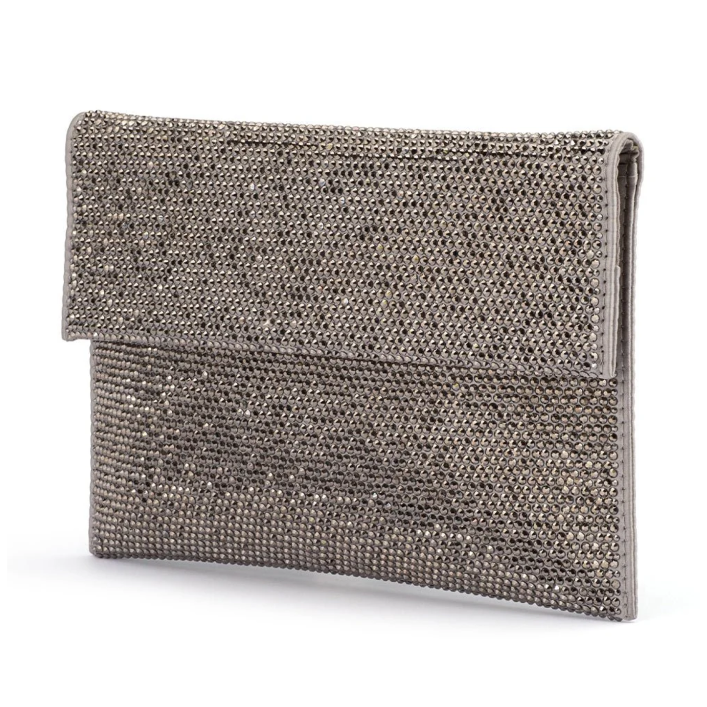 Olga Berg - Cara Envelope Clutch | Gunmetal