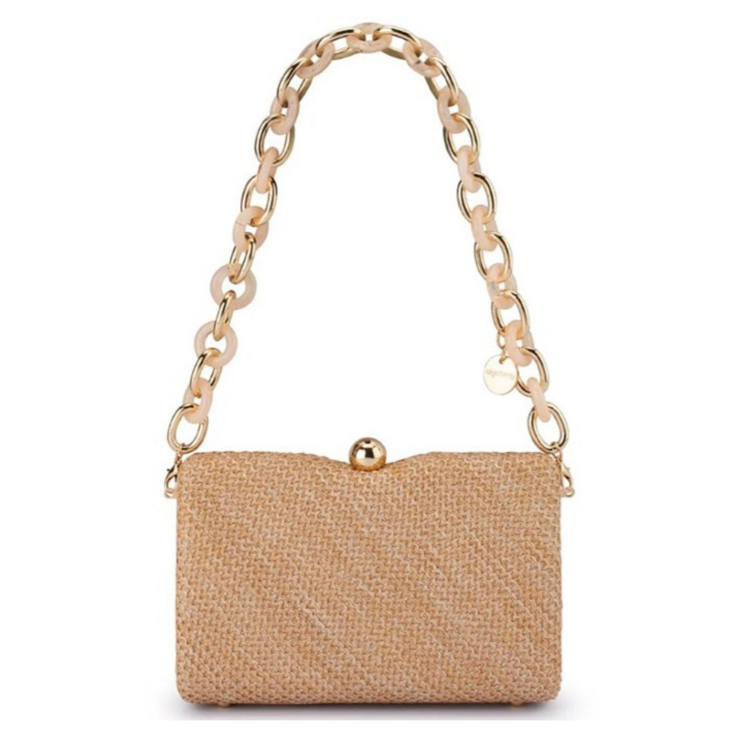 Olga Berg - Birdie Textural Handle Bag