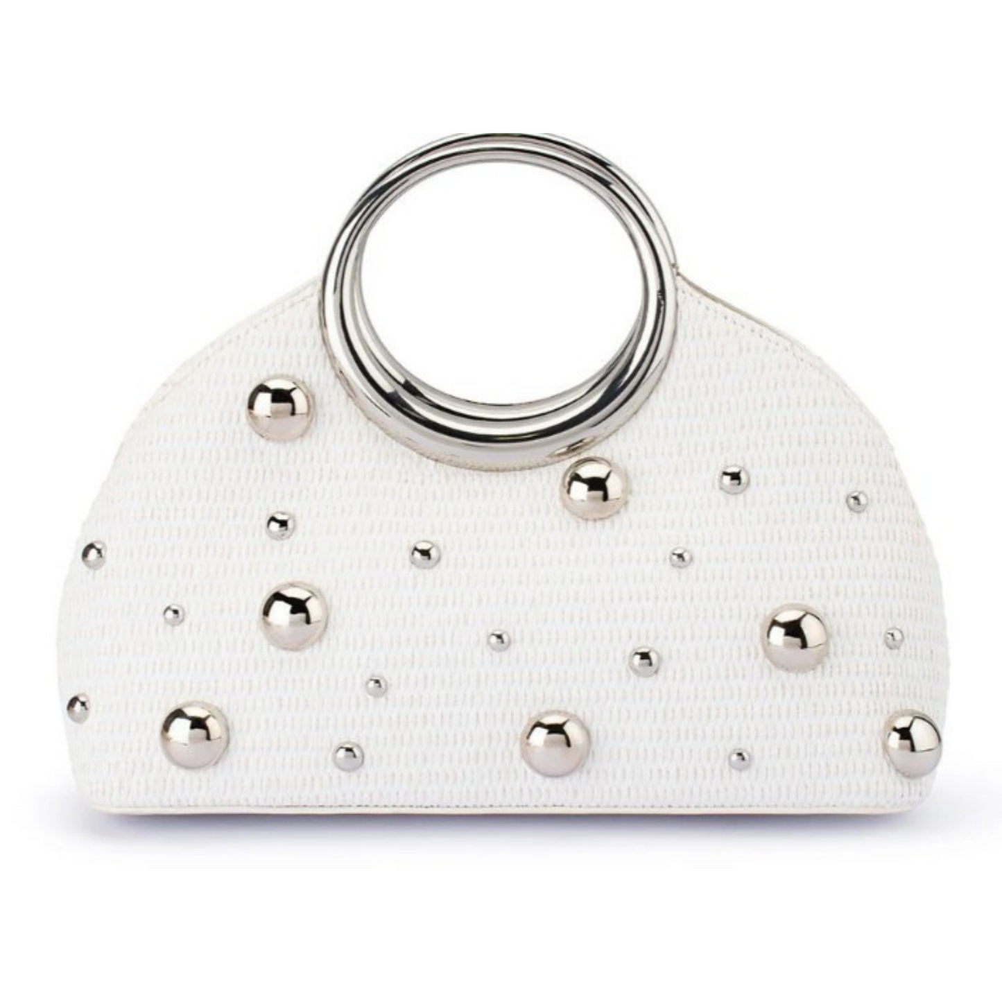 Olga Berg - Charlotte Woven Top Handle Bag