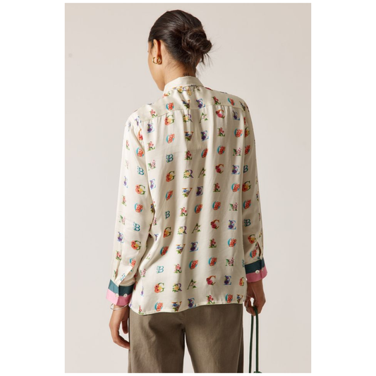 Rubyyaya - Love Bloom Cream Shirt