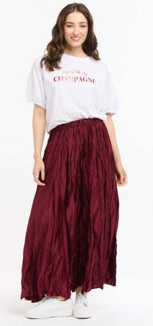 Urban Luxury - Opera Crinkle Skirt