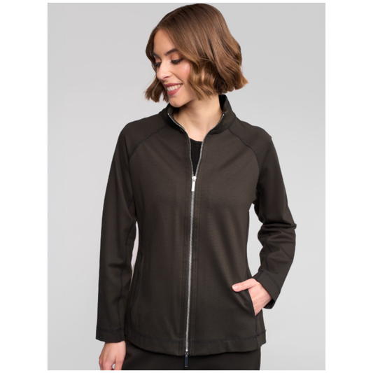 Vassalli - Weekend Zip-Up Jacket | Dark Hunter