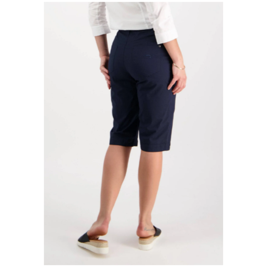 Vassalli - Poppy Poplin Short | Navy