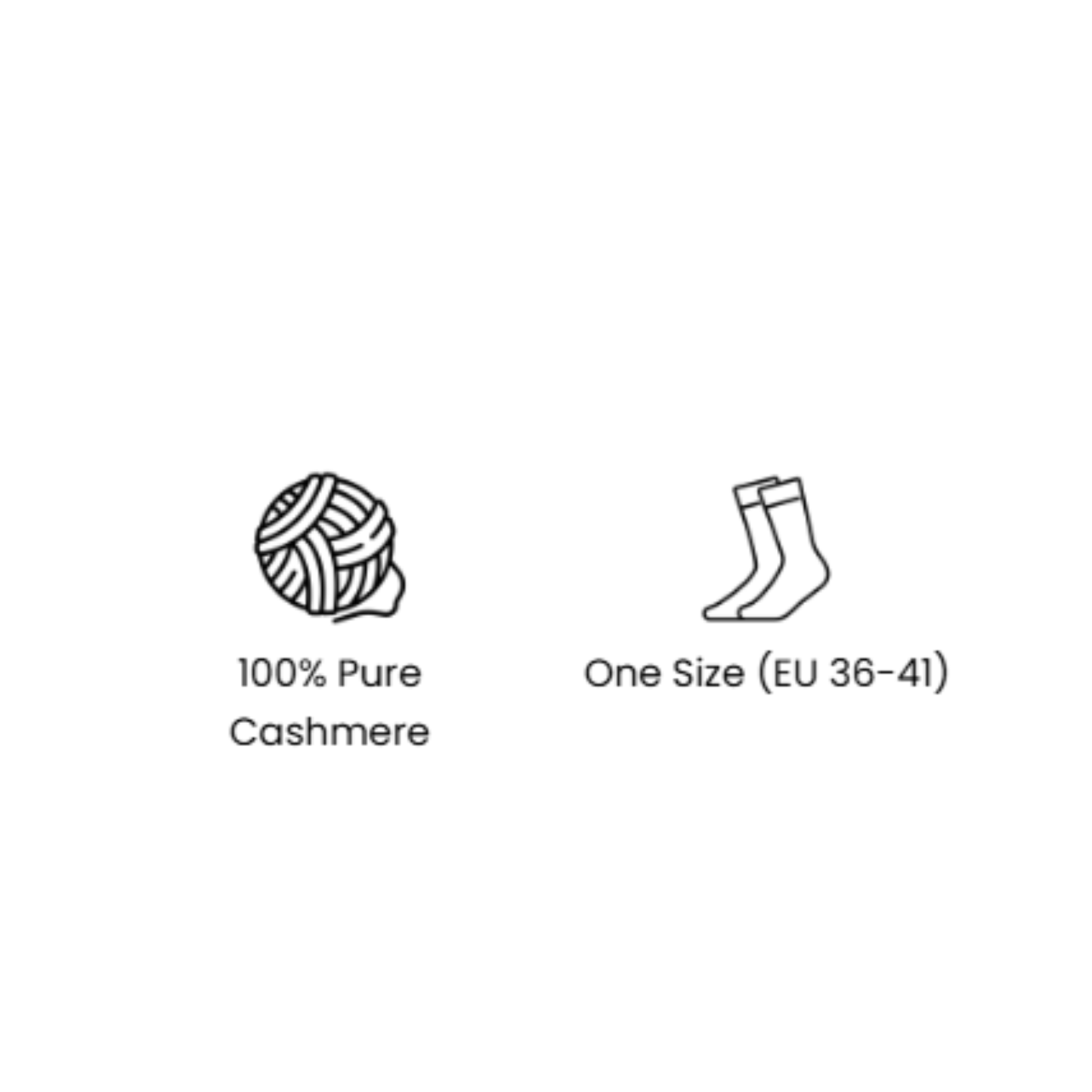 Cashmere Cable Knit Bed Socks | Blue | 100% Cashmere