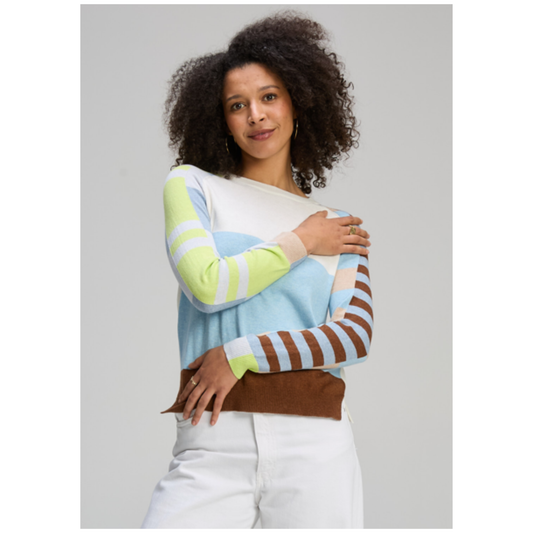 Zaket & Plover - Harmony Sweater | White | ZP8127