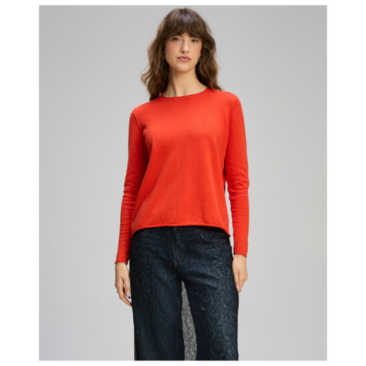 Zaket & Plover - Amity Sweater | Paprika | Cotton/Cashmere ZP8145
