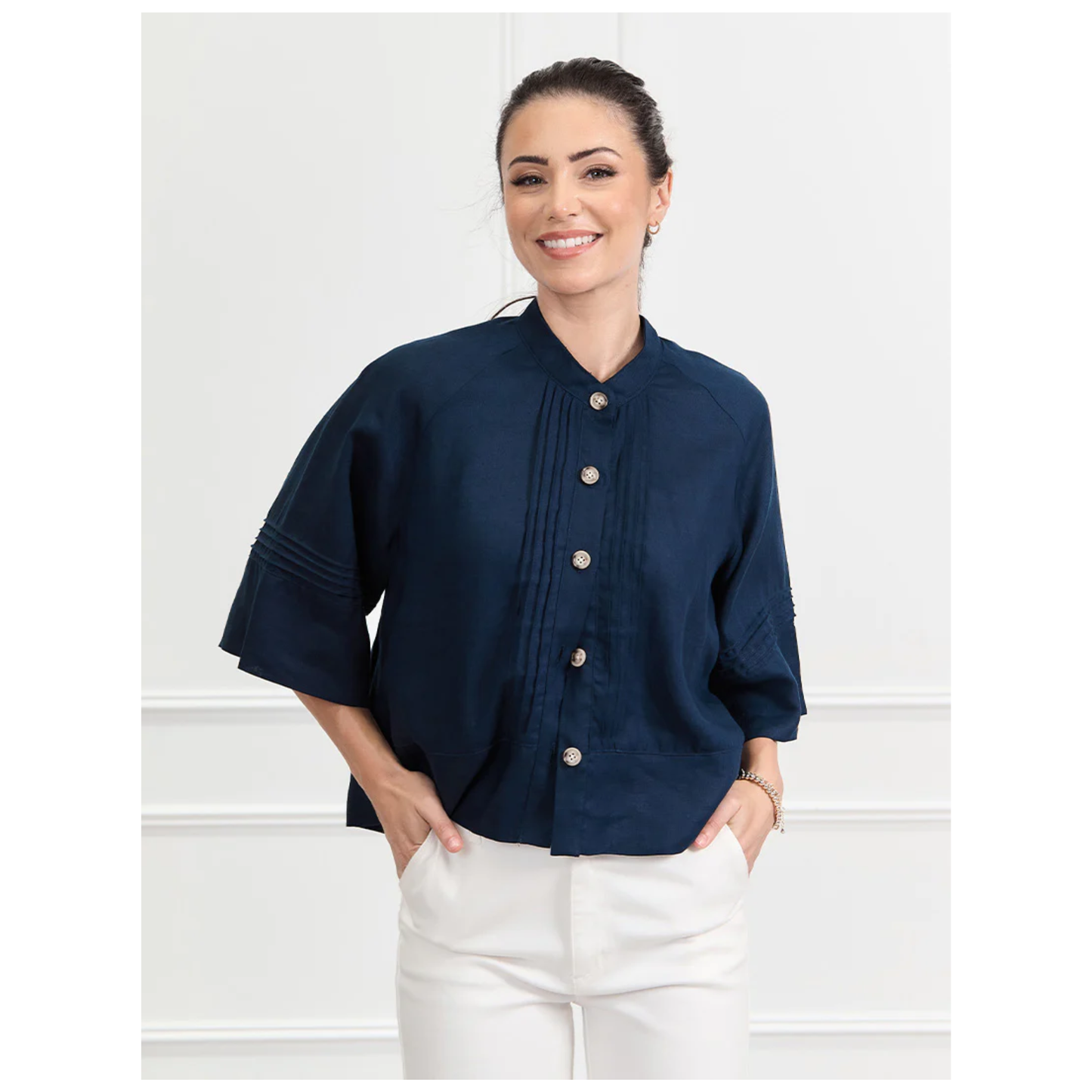 Harriet Linen Shacket