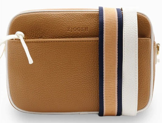 Zjoosh - Leah Cross Body Dual Tone Bag