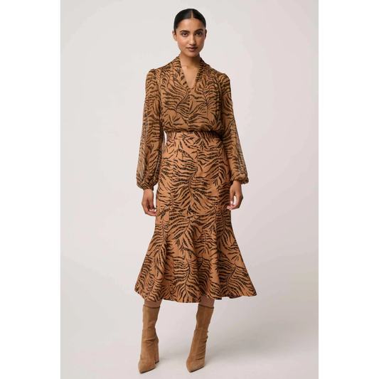 Once Was - Camille Sheer Shirt | Exotica