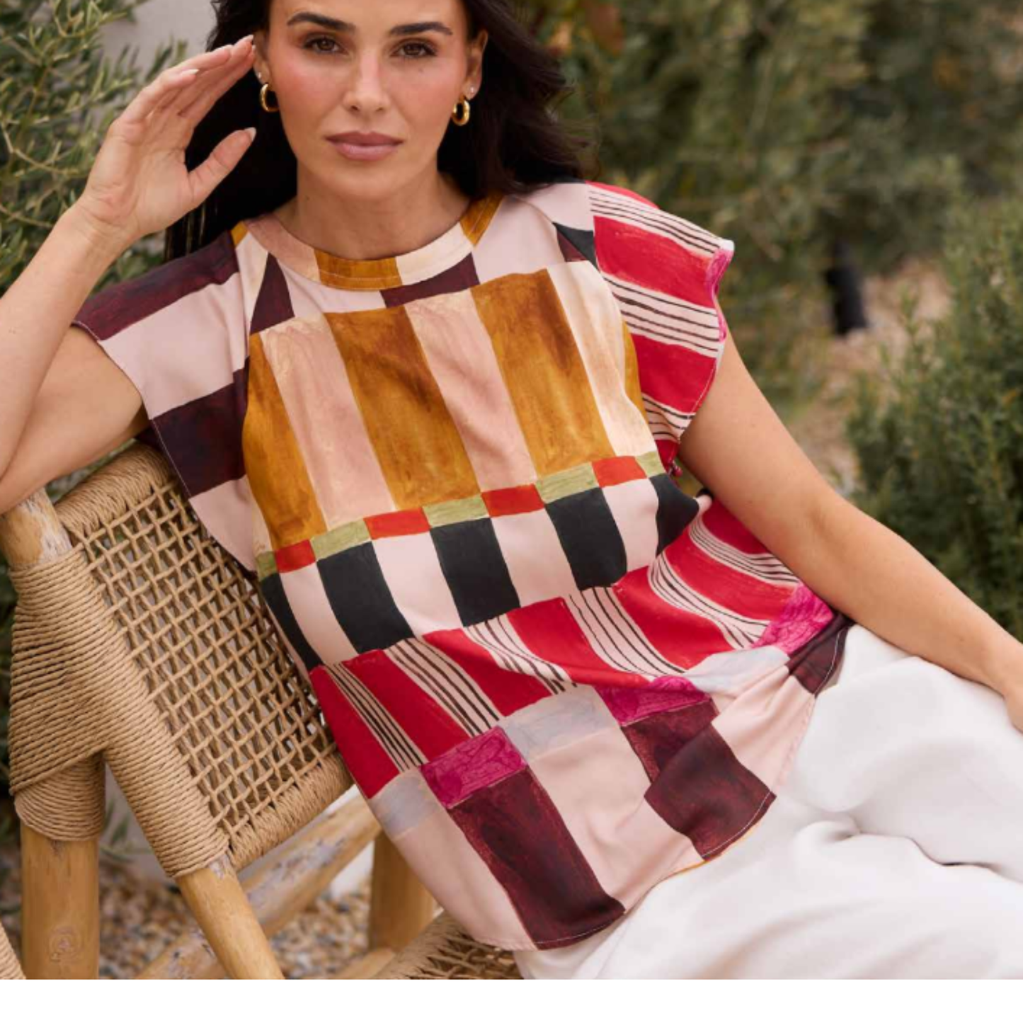 Astrid Pant | Painterly Geo