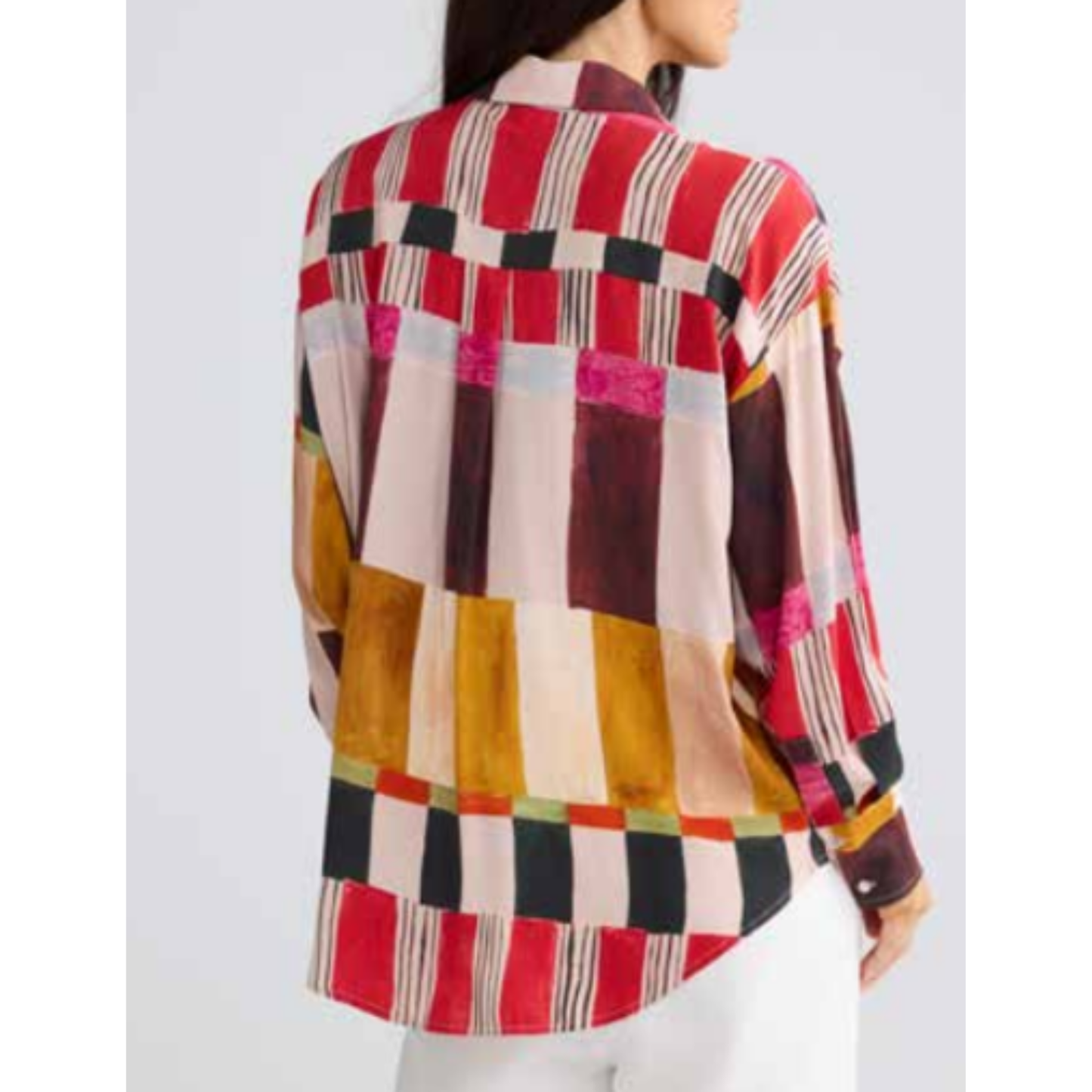 Glenda Shirt | Painterly Geo