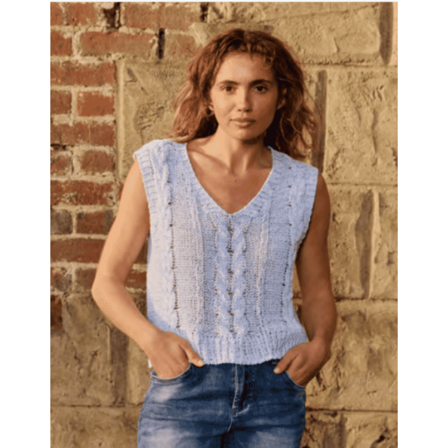Josie Vest | Blue - Italian Star