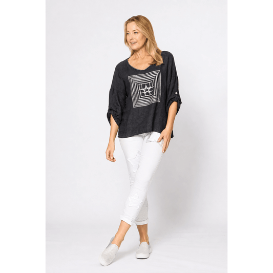 Visby Top | Navy | La Strada