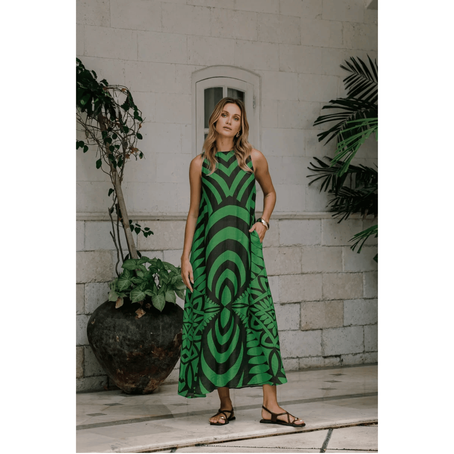 Strathall Maxi Dress | Emerald