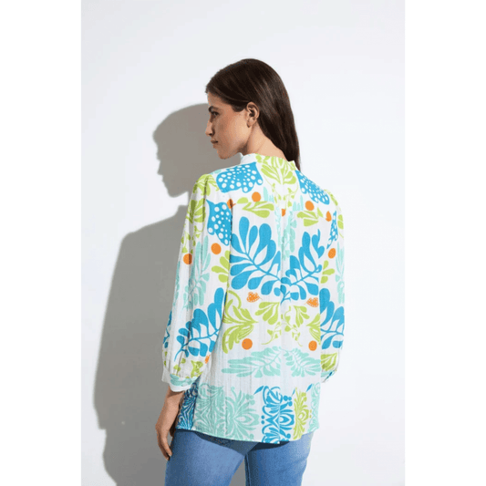 Neila Top | Turquoise