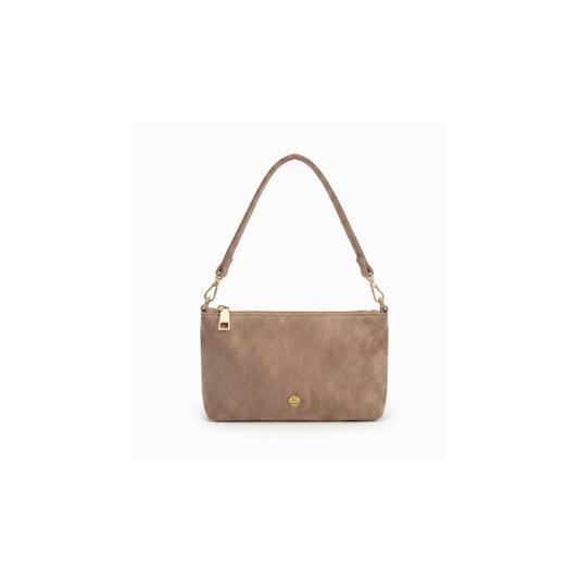 Zjoosh - Sadia Eco Suede Bag | Tan