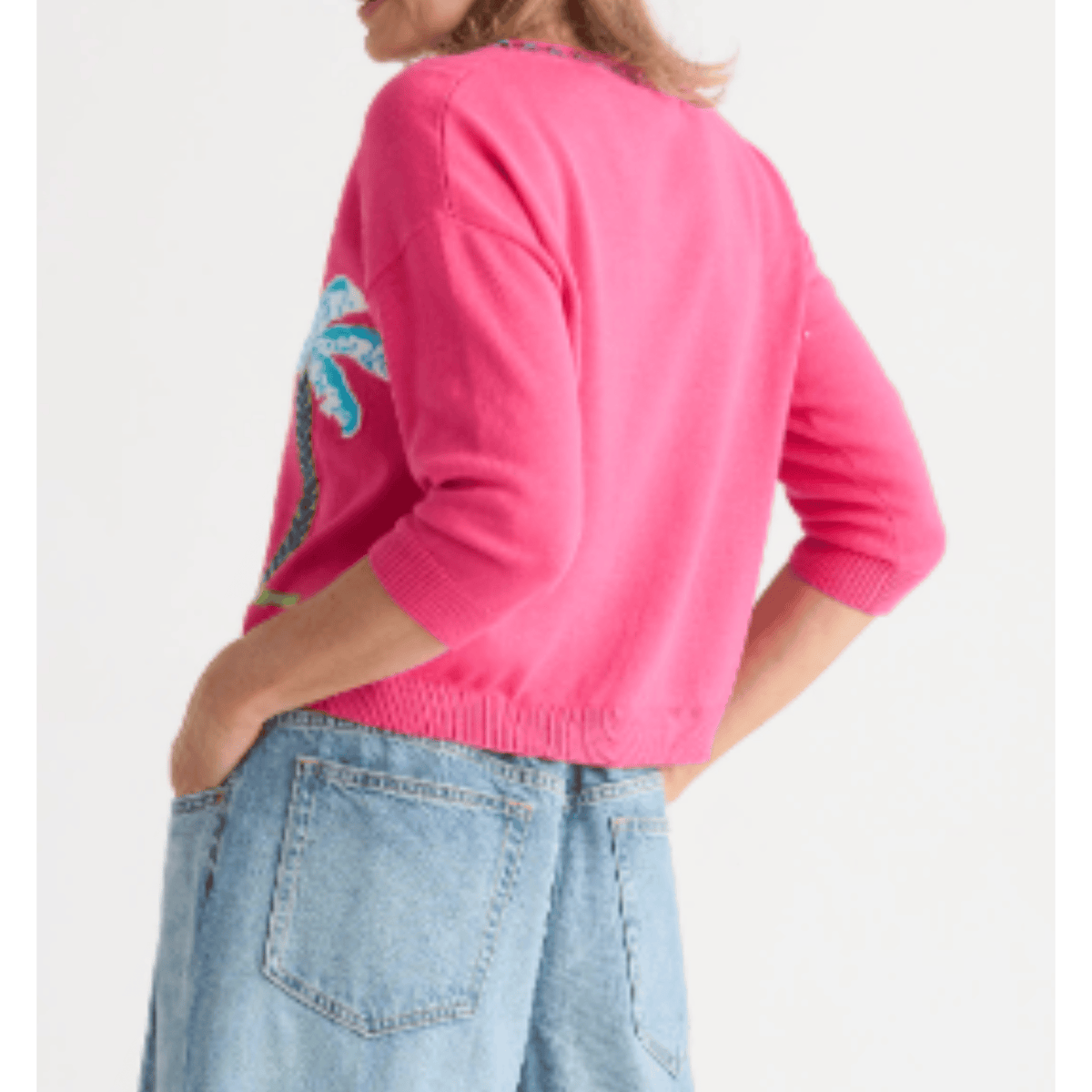 Apolima Cardigan | Fuchsia