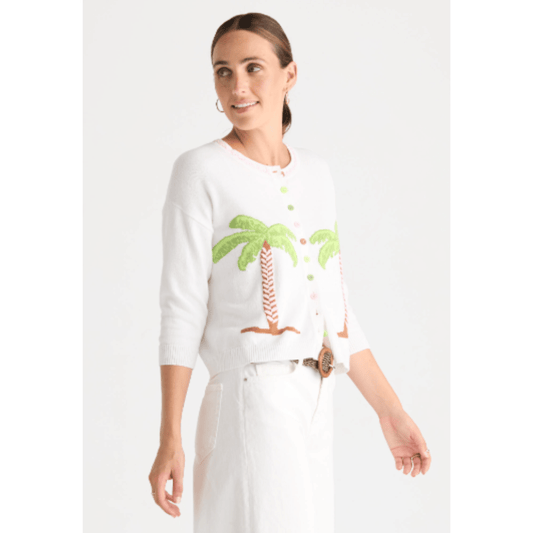 Hawaii Cardigan | White
