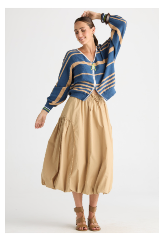 Java Zip Cardigan | Sea