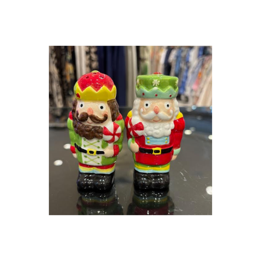 Giftware - Xmas Nutcracker Salt & Pepper Shaker | Ceramic