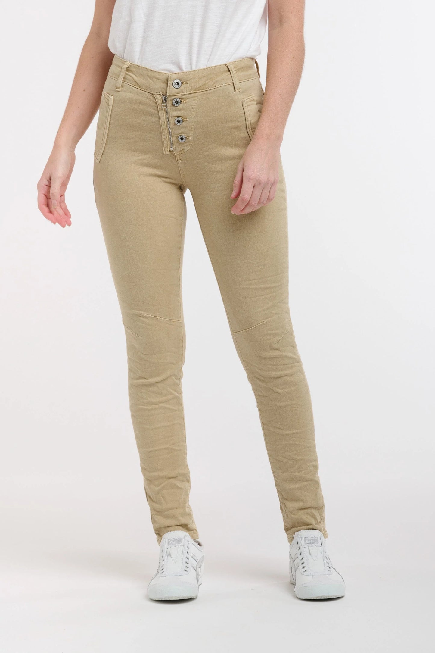 Italian Star - 4 Button Jean | Clay