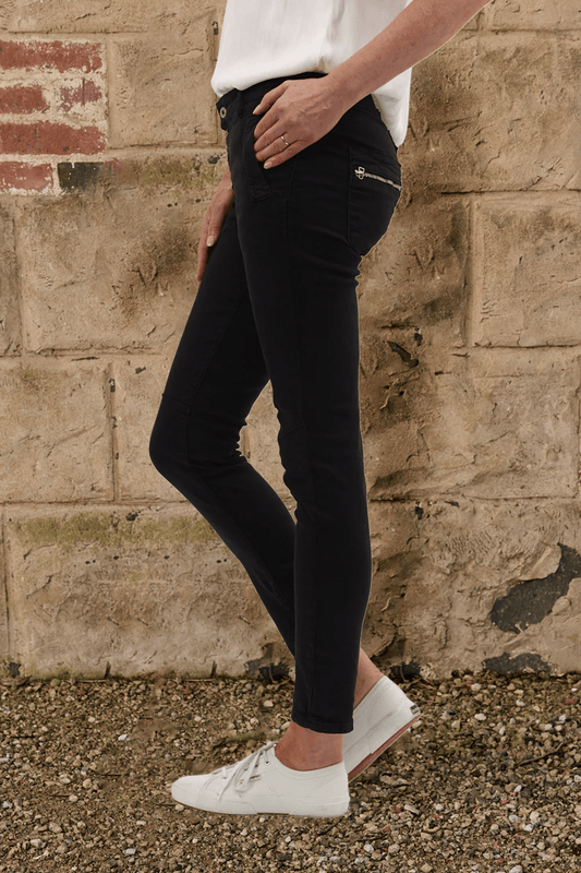 Italian Star - 4 Button Jean | Black