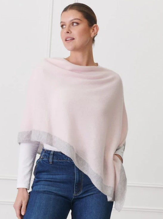 Zjoosh - Cashmere Border Ponchette