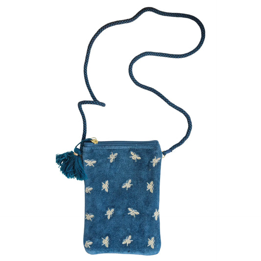 Zoda - Velvet Bee Cross Body Handbag