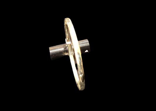 Jewellery 9K - WD Half Round Gold Bangle | 4.4mm | 67mm Solid