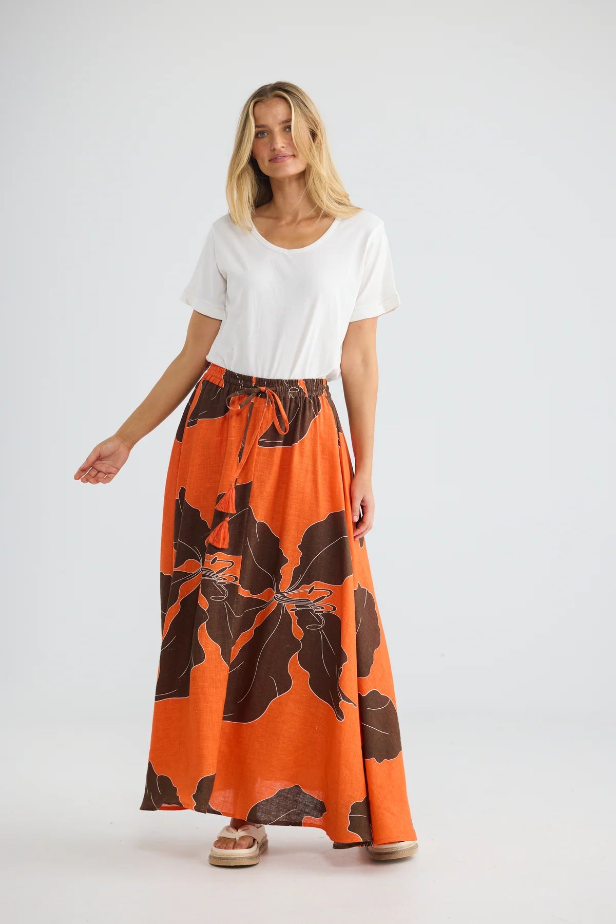 Carousel Skirt | Hibiscus Breeze | Holiday | Sale No Return