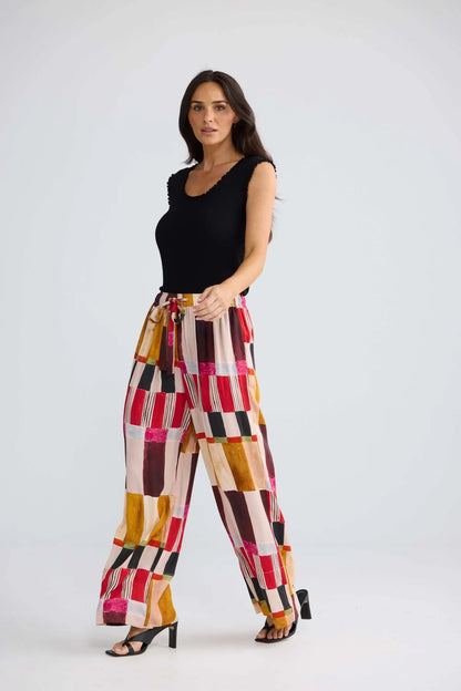 Astrid Pant | Painterly Geo
