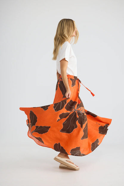 Carousel Skirt | Hibiscus Breeze | Holiday | Sale No Return