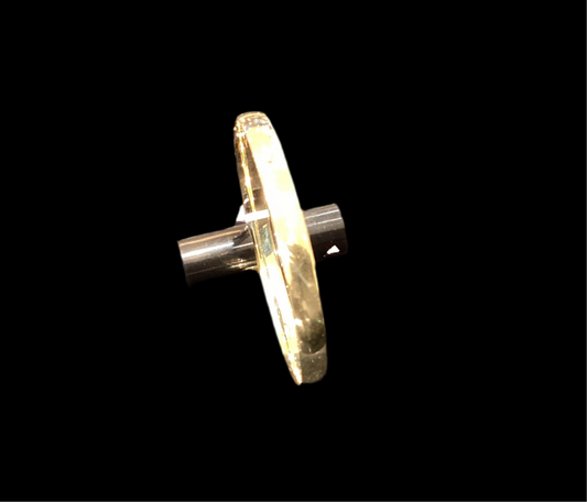 Jewellery 9K - WD Half Round Gold Bangle | 6.5mm | Solid