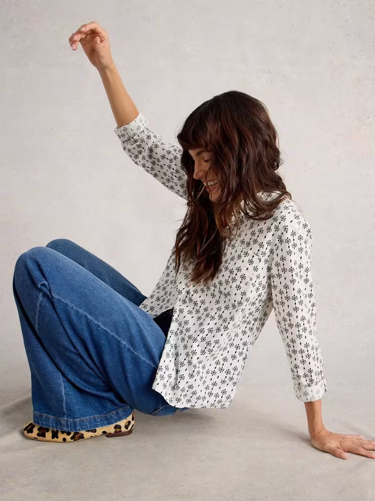 Sophie Organic Cotton Shirt | White