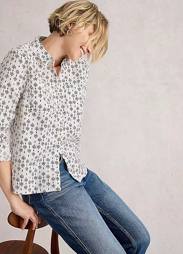 Sophie Organic Cotton Shirt | White