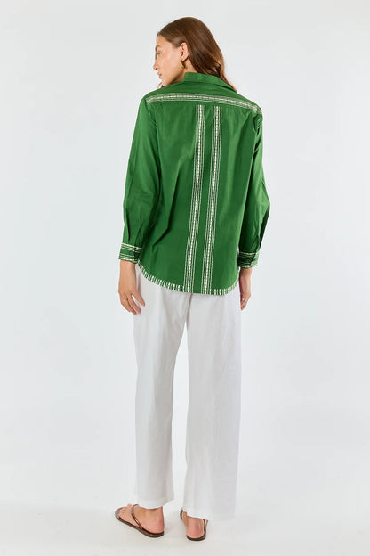 Seashell Shirt | Green | Itami